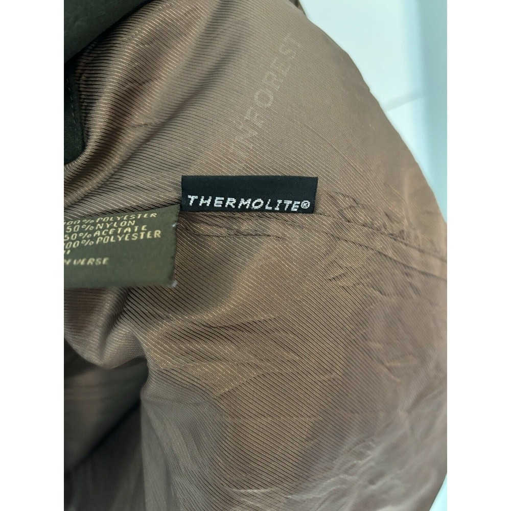 Rainforest Men's Quilted Microsuede Thermolite‎ Vest Hunter Green Med. Outerwear - Picture 11 of 11